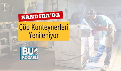 Kandıra’da Çöp Konteynerleri Yenileniyor