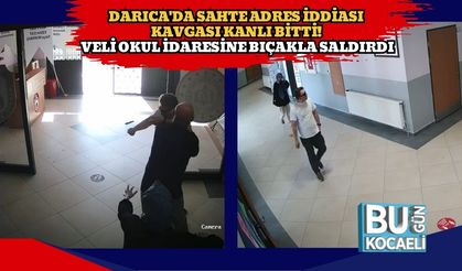Darıca'da Sahte Adres İddiası Kavgası Kanlı Bitti! Veli Okul İdaresine Bıçakla Saldırdı