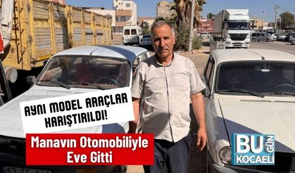 Aynı Model Araçlar Karıştırıldı! Manavın Otomobiliyle Eve Gitti
