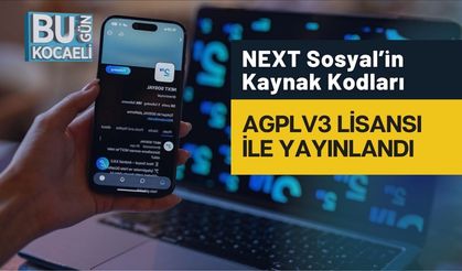 NEXT Sosyal’in Kaynak Kodları AGPLv3 Lisansı ile Yayınlandı