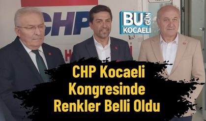 CHP Kocaeli Kongresinde Renkler Belli Oldu