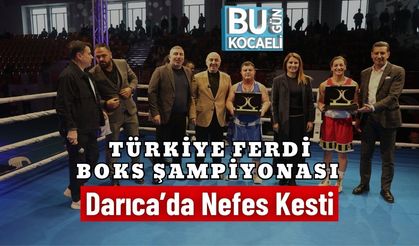 Türkiye Ferdi Boks Şampiyonası Darıca’da Nefes Kesti