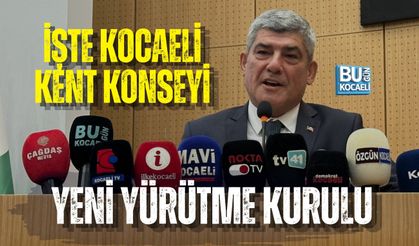 İŞTE KOCAELİ KENT KONSEYİ YENİ YÜRÜTME KURULU