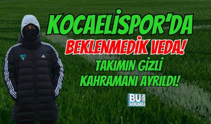 KOCAELİSPOR'DA BEKLENMEDİK VEDA! TAKIMIN GİZLİ KAHRAMANI AYRILDI!