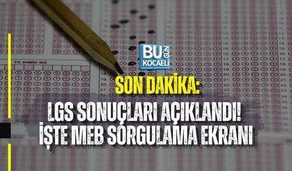 SON DAKİKA: LGS SONUÇLARI AÇIKLANDI! İŞTE MEB SORGULAMA EKRANI