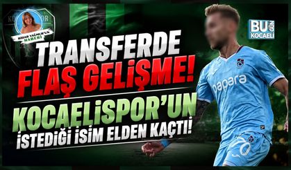 TRANSFERDE FLAŞ GELİŞME! KOCAELİSPOR’UN İSTEDİĞİ İSİM ELDEN KAÇTI!