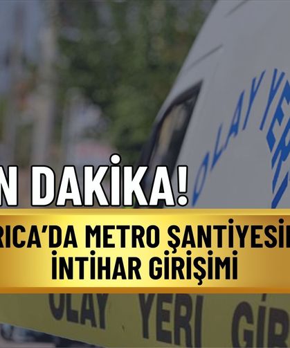 SON DAKİKA! DARICA’DA METRO ŞANTİYESİNDE İNTİHAR GİRİŞİMİ