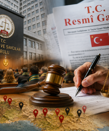 HSK'NIN YENİ ATAMA KARARLARI RESMÎ GAZETE'DE YAYIMLANDI: 14 HÂKİM VE SAVCI ADAYININ GÖREV YERİ BELLİ OLDU