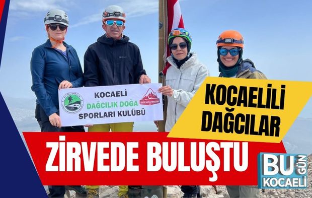 Kocaelili Dağcılar Zirvede Buluştu