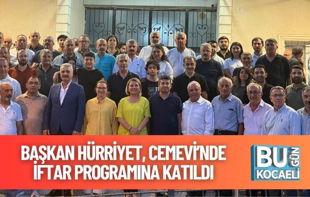 Başkan Hürriyet, Cemevi’nde İftar Programına Katıldı