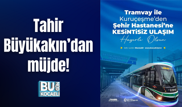 Büyükakın'dan müjde!
