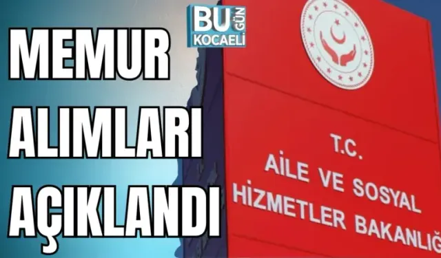 MEMUR ALIMLARI AÇIKLANDI 