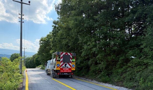 Kocaeli Yollarına 50 Bin Metrekarelik Güven Çizgisi
