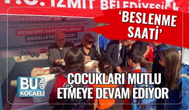 ‘Beslenme Saati’ Çocukları Mutlu Etmeye Devam Ediyor