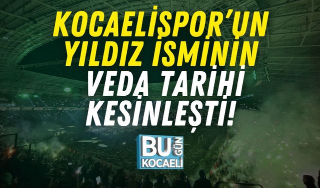 Kocaelispor’un Yıldız İsminin Veda Tarihi Kesinleşti!