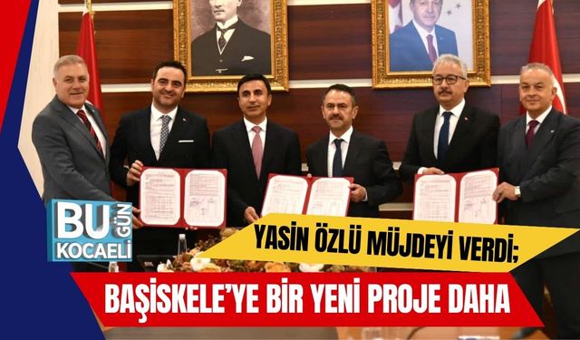 Yasin Özlü Müjdeyi Verdi; Başiskele’ye Bir Yeni Proje Daha