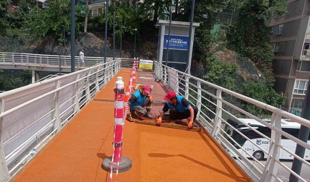 İzmit’te Üstgeçitlere Konfor Dokunuşu