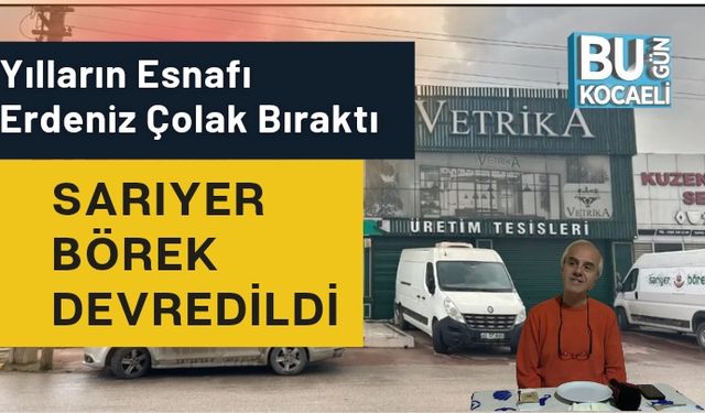 Yılların esnafı Erdeniz Çolak bıraktı