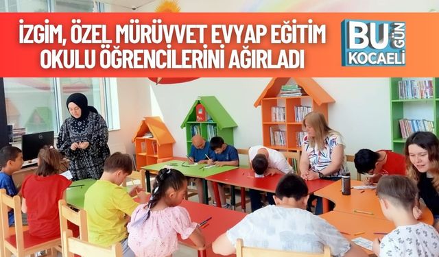 İZGİM, Özel Mürüvvet Evyap Eğitim Okulu Öğrencilerini Ağırladı