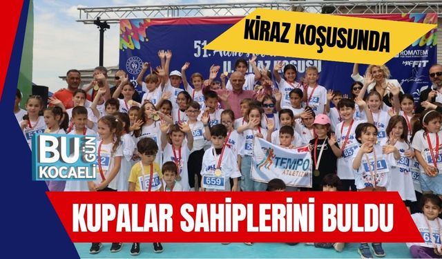 Kiraz Koşusunda Kupalar Sahiplerini Buldu