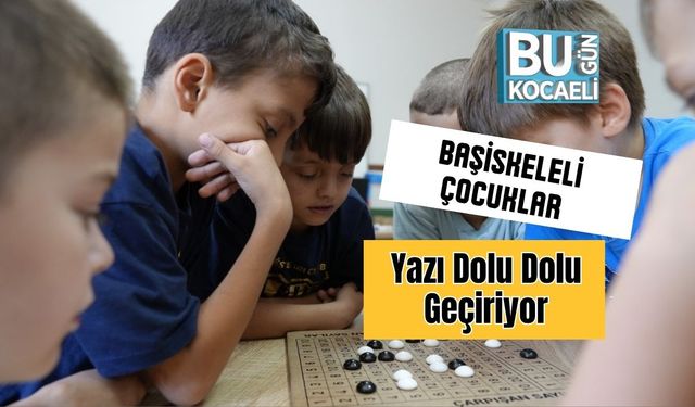 Başiskeleli Çocuklar Yazı Dolu Dolu Geçiriyor