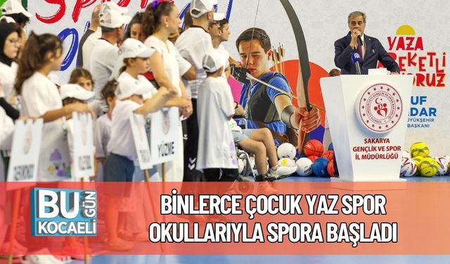 Binlerce Çocuk Yaz Spor Okullarıyla Spora Başladı
