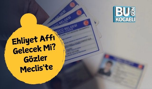 Ehliyet Affı Gelecek Mi? Gözler Meclis'te