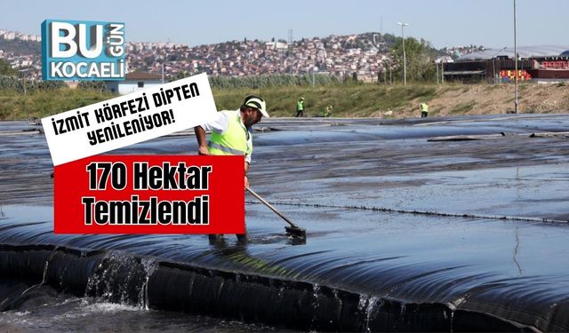 İzmit Körfezi Dipten Yenileniyor! 170 Hektar Temizlendi