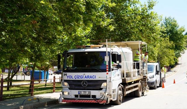 Kandıra’da 90 Kilometrelik Yol Çizgi Çalışması Tamamlandı