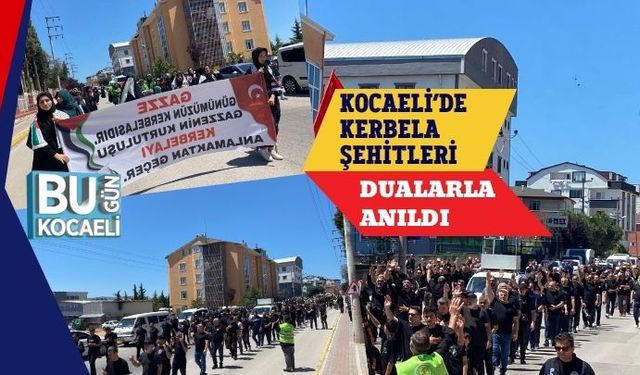 Kocaeli’de Kerbela Şehitleri Dualarla Anıldı