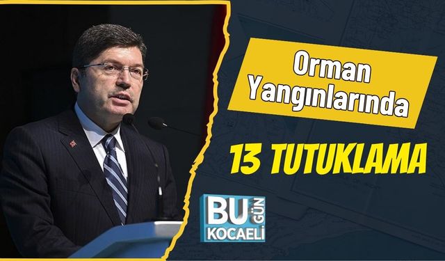 Orman Yangınlarında 13 Tutuklama