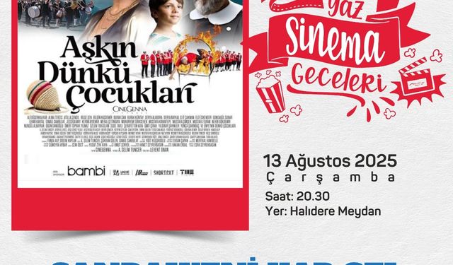 Gölcük’te Yaz Sinema Geceleri “Aşkın Dünkü Çocukları” İle Devam Edecek