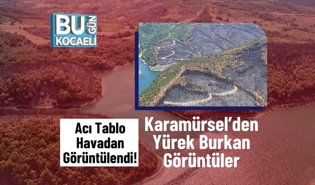 Acı Tablo Havadan Görüntülendi! Karamürsel’den Yürek Burkan Görüntüler