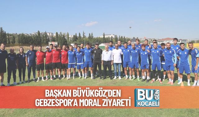 Başkan Büyükgöz’den Gebzespor’a Moral Ziyareti