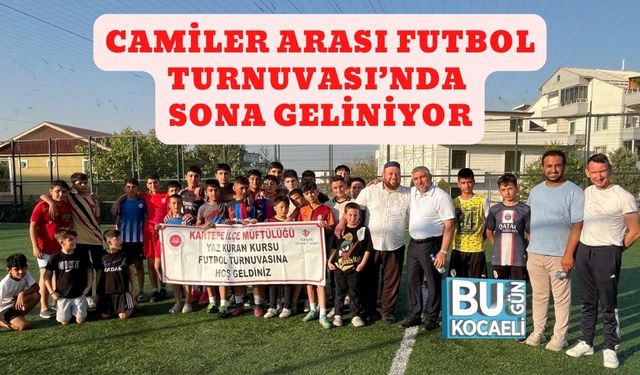 Camiler Arası Futbol Turnuvası’nda Sona Geliniyor
