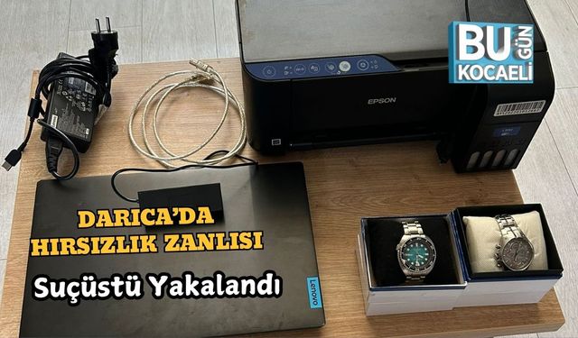Darıca’da Hırsızlık Zanlısı Suçüstü Yakalandı
