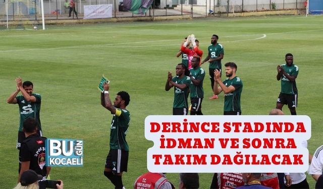 Derince Stadında İdman Ve Sonra Takıma İzin