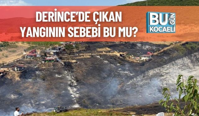 Derince’de Çıkan Yangının Sebebi Bu Mu?