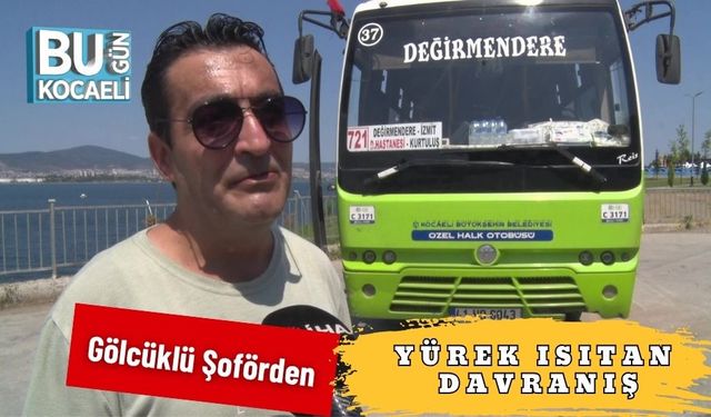 Gölcüklü Şoförden Yürek Isıtan Davranış