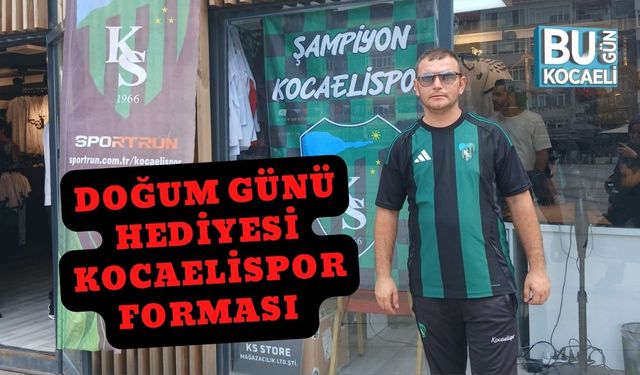 Doğum Günü Hediyesi Kocaelispor Forması