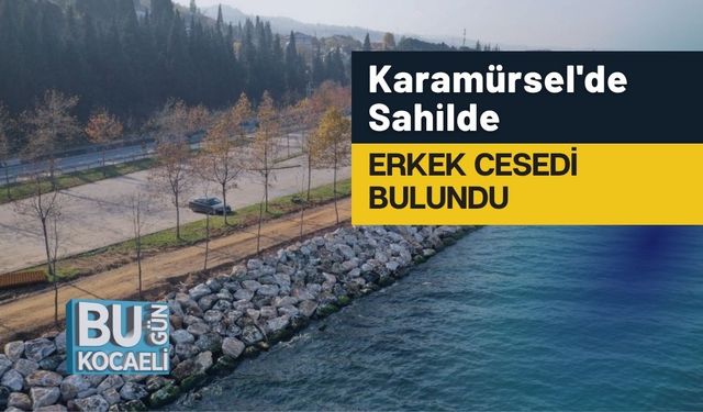 Karamürsel'de Sahilde Erkek Cesedi Bulundu