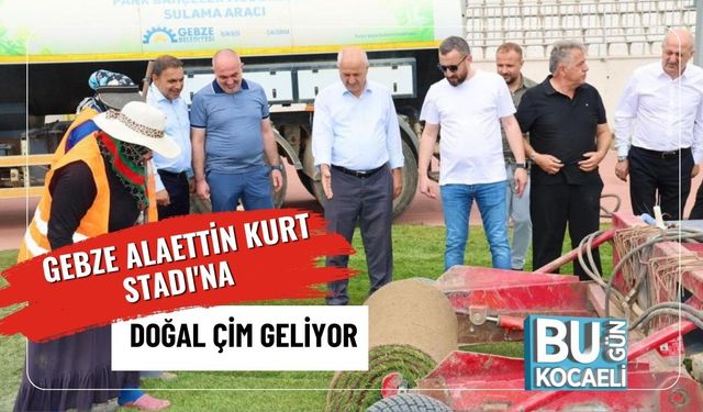 Gebze Alaettin Kurt Stadı'na Doğal Çim Geliyor