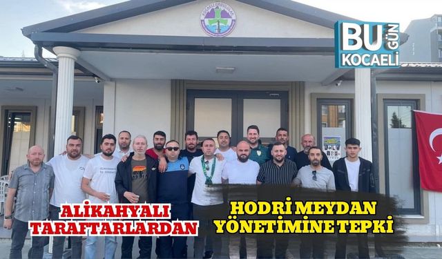 Alikahyalı Taraftarlardan Hodri Meydan Yönetimine Tepki