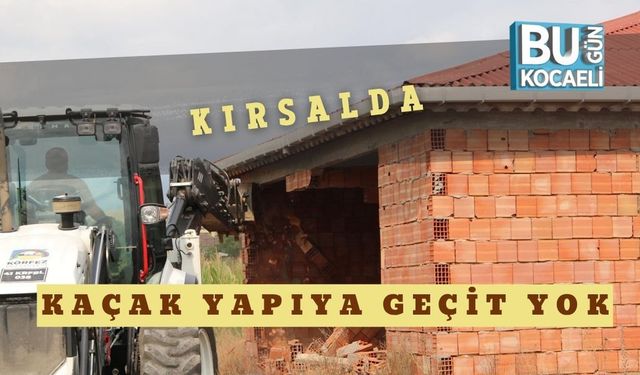 Kırsalda Kaçak Yapıya Geçit Yok