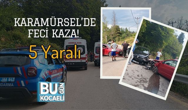 Karamürsel’de Feci Kaza! 5 Yaralı