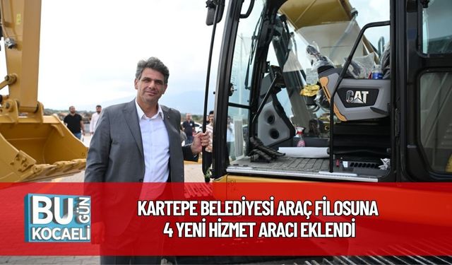 Kartepe Belediyesi Araç Filosuna 4 Yeni Hizmet Aracı Eklendi
