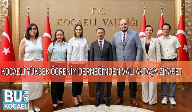 Kocaeli Yüksek Öğrenim Derneği’nden Vali Aktaş’a Ziyaret