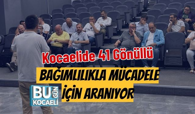 Kocaelide 41 Gönüllü Bağımlılıkla Mücadele İçin Aranıyor