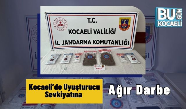 Kocaeli’de Uyuşturucu Sevkiyatına Ağır Darbe