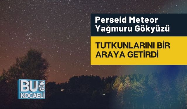 Perseid Meteor Yağmuru Gökyüzü Tutkunlarını Bir Araya Getirdi